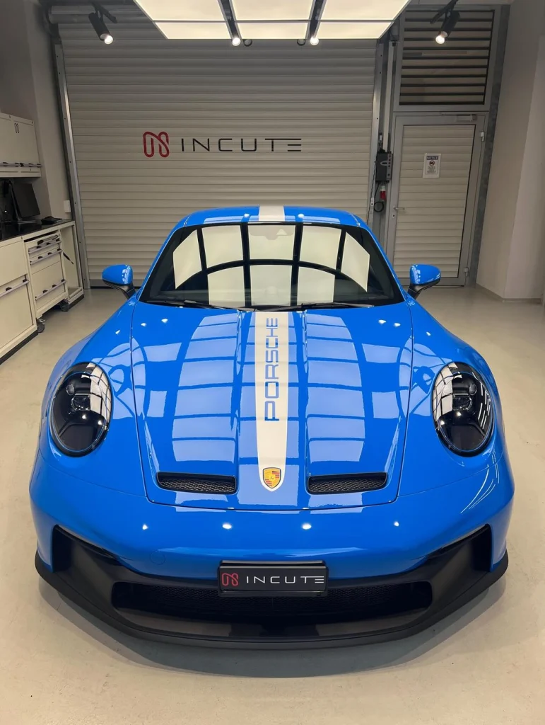 Porsche 911 GT3: Stage 3 full-car PPF in Shark Blue