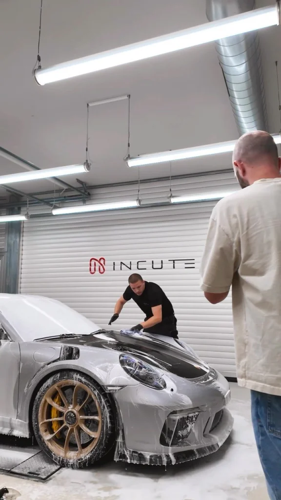 Porsche 911 GT3 RS (991): First wash after the first drive