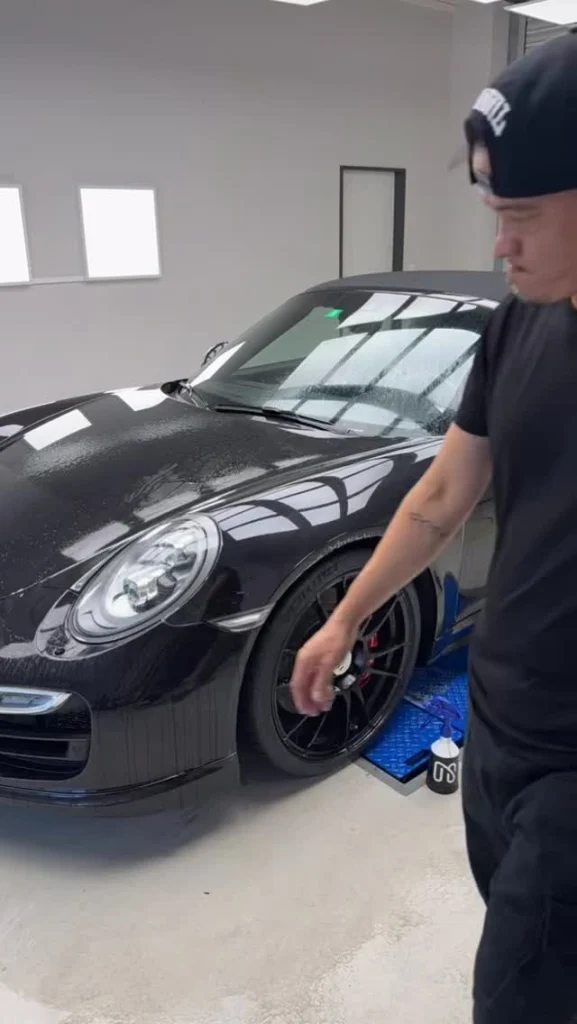 Porsche 911 Turbo: PPF on the front fender